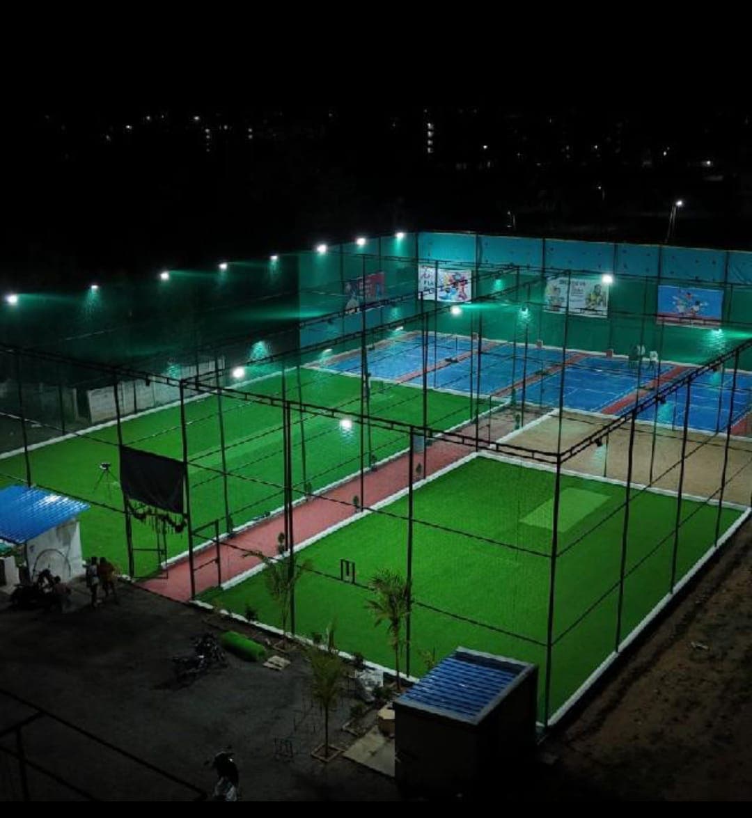 Cricket practice net installation in Andhra Pradesh